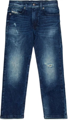 Jeans regulares Diesel Boys azul oscuro con roturas - 2010 Foto 1 de 4