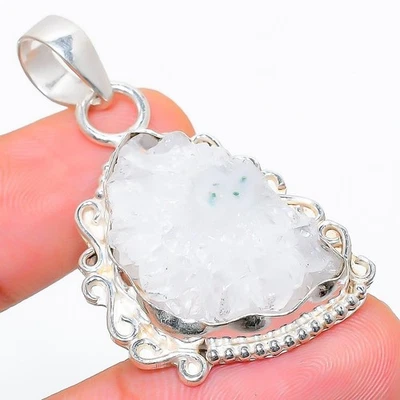 Ciondolo gioiello in argento sterling 925 fatto a mano con pietra preziosa... - Immagine 1 di 4