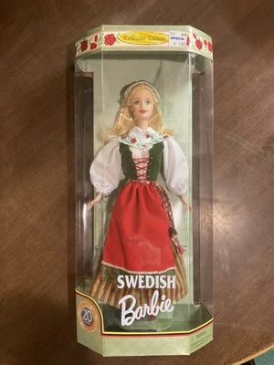 Boneca Barbie sueca rara 1999 edição de colecionador Mattel 24672 - Imagem 1 de 3
