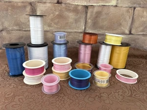 Huge Lot Of Curling Ribbon, 26 Spools, New & Used, Party, Gift Wrap, Decorations - Picture 1 of 3