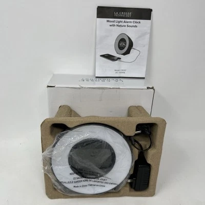 La Crosse Technology Mood Light & Nature Sound Digital Alarm Clock Model C83117 - Image 1 of 4