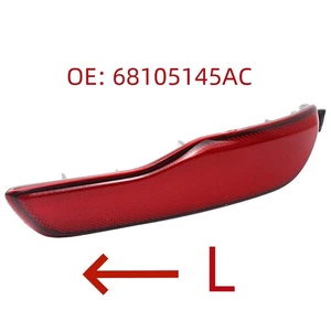Bumper Reflector Red Lens Fits For Jeep Cherokee 2014-2018 Rear Left 68105145AC - Picture 1 of 8
