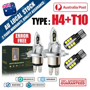 CANBUS 6500K LED Headlight Bulbs Globes H4 For Suzuki Swift GTi Hatchback 1990 - Picture 1 of 19