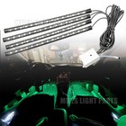 Led Footwell Light Strip Car Interior Ambient Lighting Kit 15LED x4 Neon Lamp
