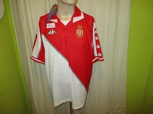 AS Monaco Original Kappa Heim Trikot 2000/01 "ohne Hauptsponsor" Gr.XL Neu - Picture 1 of 6