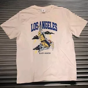 Black Mamba - Kobe Bryant - LA Lakers - Beige Color - T Shirt - Tee - Large L - Picture 1 of 3
