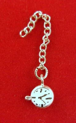 Casa Delle Bambole Miniatura Fatta A Mano Vittoriana Orologio Da Taschino S - Immagine 1 di 4