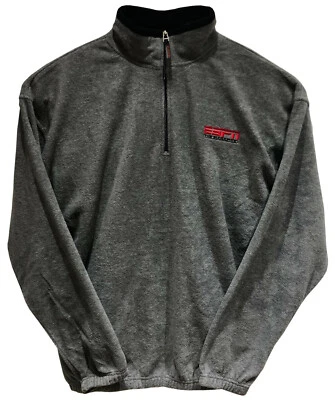 ESPN MAGAZINE JERSEY POLAR 1/4 CREMALLERA Hombres Gris Jaspeado Sudadera talla XL Foto 1 de 4