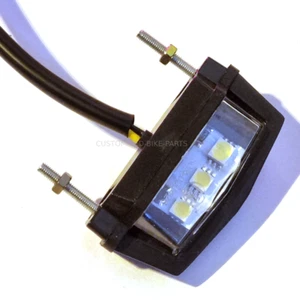 Motorcycle License Plate Light LED Number Plate Light Multi Use 12v Universal - Picture 1 of 9