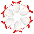  6 Pcs Easter Candy Box Clear Christmas Ornament Ball Egg Shape
