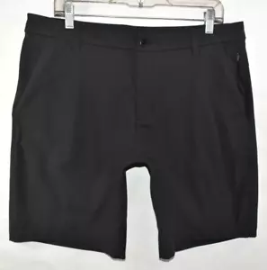 Lululemon Commission Shorts Classic 9" Chino Mens Size 34 Black Meas. 35 x 9 - Picture 1 of 9