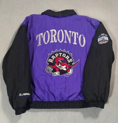 Toronto Raptors Nuez moscada NBA De Colección Canadá Media Cremallera Chaqueta Deportiva Sudadera XL Foto 1 de 4