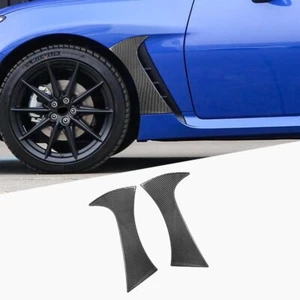 Dry Carbon Fiber Side Fender Vent Cover Trim for Subaru BRZ / Toyota GR86 22-24 - Picture 1 of 4