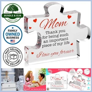 Engraved Acrylic Block 4.1x3.5 inch Cool Mom Gift for Home Tabletop Display - Picture 1 of 9