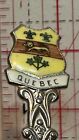 Vieux Old Montreal Painted Quebec Crest Emblem Quebec Souvenir Spoon