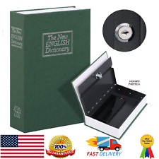 Book Safe Box Lock Vault Water Fire Proof Home Money Cash Sentry Key PROTECTION