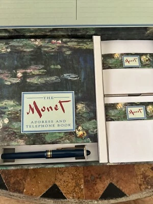 The MONET  TELEPHONE/ADDRESS BOOK COMPANION SET RARE VINTAGE 1997 COLLECTIBLE - Image 1 of 4
