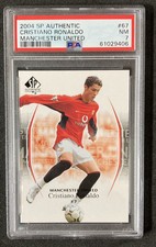 2004 Upper Deck SP Authentic Cristiano Ronaldo #67 PSA 7 Rookie RC