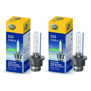 HELLA D2S 5000 K Pair Set of 2 HID Xenon Multi-Purpose Light Bulb 85V 35W P32d-2 - Picture 1 of 1