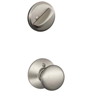 6 Stück - Schlage Innentürknopf - Plymouth - Satin Nickel - F359 PLY 619 - Bild 1 von 4