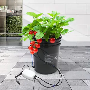 5 Gallon 1 Bucket Hydroponic Bucket Hydroponic Machine Drip Irrigation System us - Picture 1 of 11