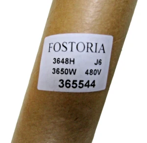 ✌ NEW FOSTORIA Electric Infrared Tubular Heater Element: 3650 WATT 460V 630-3648 - Picture 1 of 5