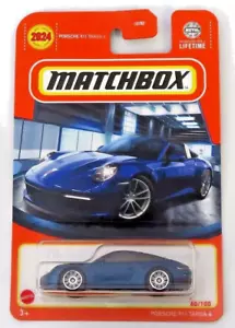 Matchbox Porsche 911 Targa 4 - blue - Picture 1 of 1