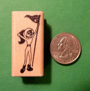 Space Girl, Teacher's Wood Mounted Rubber Stamp - Imagen 1 de 2