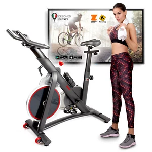 CYCLETTE BIKEFIT BICI BIKE 2000 RESISTENZA MAGNETICA CARDIO CAMERA APP BLUETOOTH - Foto 1 di 11