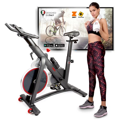 CYCLETTE BIKEFIT BICI BIKE 2000 RESISTENZA MAGNETICA CARDIO CAMERA APP BLUETOOTH - Immagine 1 di 4