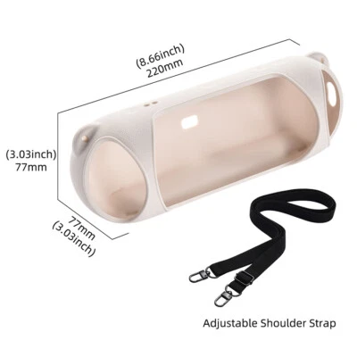 Funda protectora y correa de silicona para altavoz Bluetooth portátil para Pill 2024 Foto 1 de 4