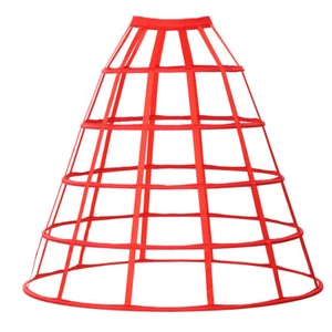 Women Hoop Skirt for Victorian Dress Hoop Cage Crinoline for Wedding Ball gown - Picture 1 of 18