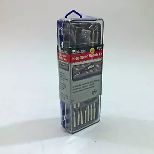 Kit de reparación electrónica Pittsburgh 15 piezas + conductor + caja de transporte - Imagen 1 de 5