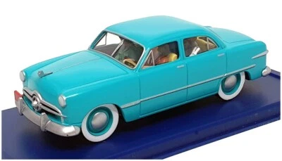 Atlas Editions 1/43 Scale 2 118 049 - Tintin 1949 Ford Custom - Turquoise - Photo 1/4