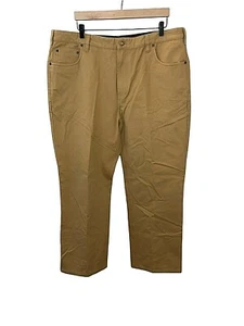 Orvis Men's Size 42 Brown Twill Canvas Chino Outdoor Work Pants - Picture 1 of 6