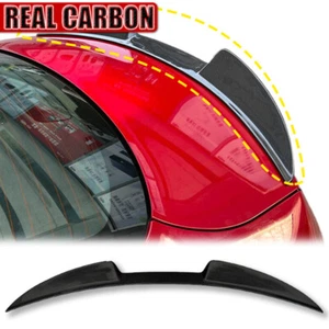 Carbon Fiber Rear Trunk Lip Spoiler Wing For Alfa Romeo Giulia 2017-2021 - Picture 1 of 9
