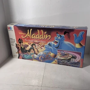 Disney's Aladdin the Magic Carpet Game Milton Bradley 1992 Vintage Boardgame - Picture 1 of 7
