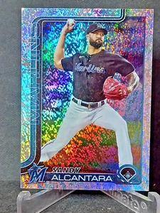 2025 Topps Series 1 SANDY ALCANTARA SILVER HOLOFOIL - MARLINS - RM73 - Bild 1 von 2