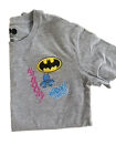 Warner Bros. T-shirt gris Batman pour filles jeunes taille grand mélange coton mélangé airs