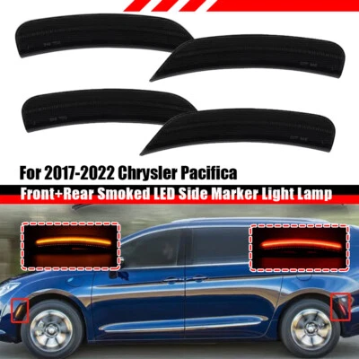 4xPer 17-22 Chrysler Pacifica 20-21 Voyager anteriore posteriore luce lamp - Immagine 1 di 4