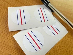 Triple Track Two Ball Putter Golf Stickers  (2x Pairs) - UK SELLER  - Picture 1 of 2