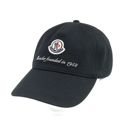 Moncler Ajustador de Béisbol con Parche de Logo Gorra de Béisbol Hombres Negro Talla Única Foto 1 de 4