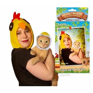 New Dress Up Chicken & Egg Human & Cat Kitten Cats Kittens Costume Cosplay - Picture 1 of 1