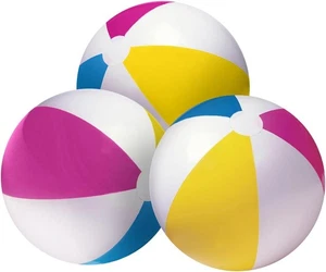 Happy Hippo 24" Beach Ball (Pack of 3) - Picture 1 of 2