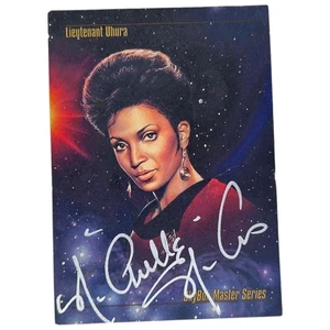 Star Trek Lieutenant Uhura Signed Autograph Card Nichelle Nichols Master Series - Picture 1 of 2