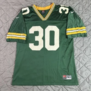 VINTAGE Nike Green Bay Packers Jersey Mens Large Green NFL Ahman Green Football - Picture 1 of 13