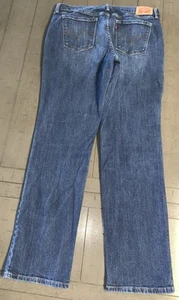 A7 DAMEN STRETCH LEVI BLAU DENIM JEANS Gr. 12M 31x30” 505 STRAIGHT CURVY - Bild 1 von 23