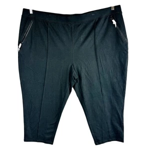 Denim & Co. Pantalones capri activos para mujer talla 3X pantalones cortos elásticos cómodos - Imagen 1 de 8