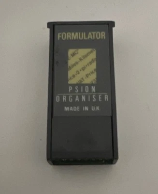Psion II FORMULATOR software on a 32k datapack. - Image 1 of 2