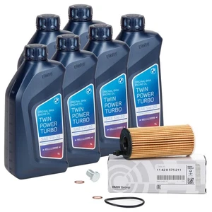 6L ORIGINAL BMW 5W-30 + Ölfilter 1er 3er 5er 7er X3 X5 Z4 B48 B47 11428575211 - Bild 1 von 5